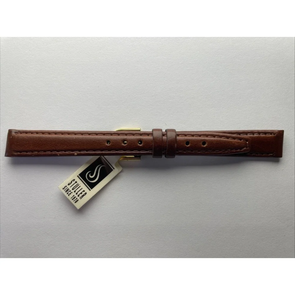 Stuller‎ 12mm Saddle Leather Ladies Brown Watch Band